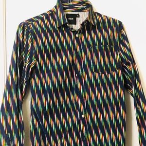 ASOS Long Sleeve Multi Color Button Up Shirt